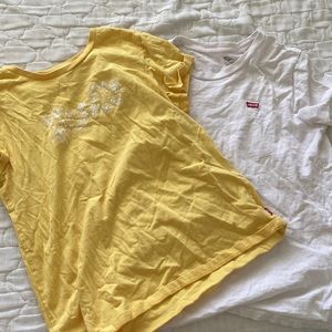 Two levis shirts. Both size small. One yellow one white. 2 for $10